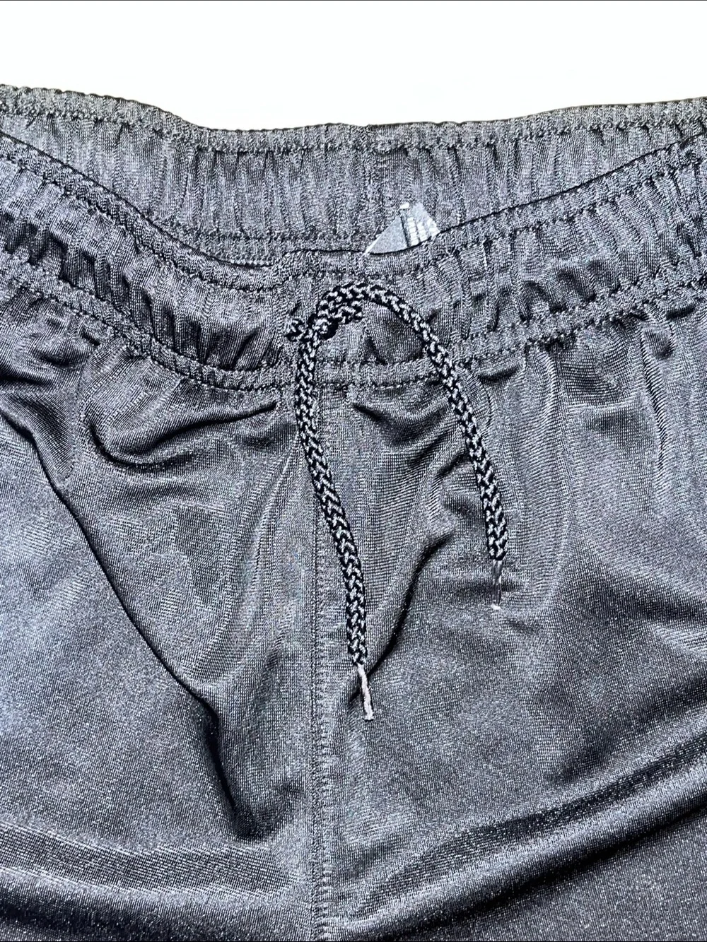 Kids Black Athletic Shorts with Drawstring